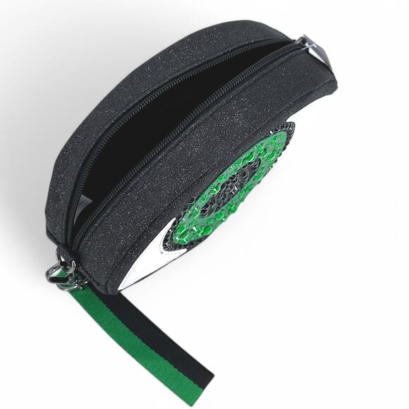 Eyeball Clutch Cosmetic Bag Bath and Body Works Halloween Green Eye Purse - Picture 7 of 7